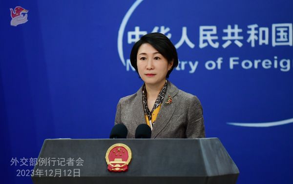 China foreign ministery spokesperson