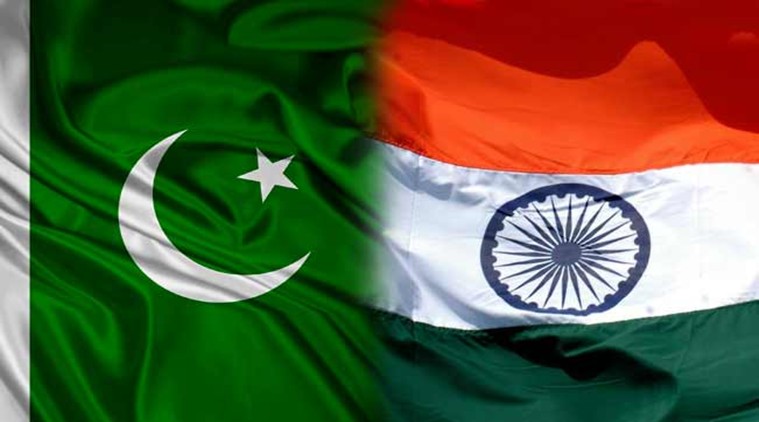 Pakistan india flags