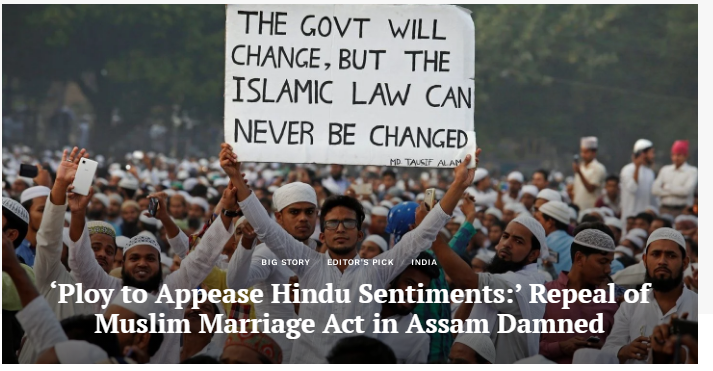 2024-02-26 19_05_44-‘Ploy to Appease Hindu Sentiments_’ Repeal of Muslim Marriage Act in Assam Damne