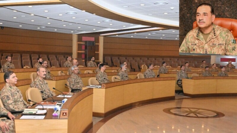 Pakistan army 263rd corps commander conference