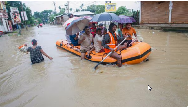 2024-08-22 20_33_02 Schools shut after rains wreak havoc in Tripura; 5 states